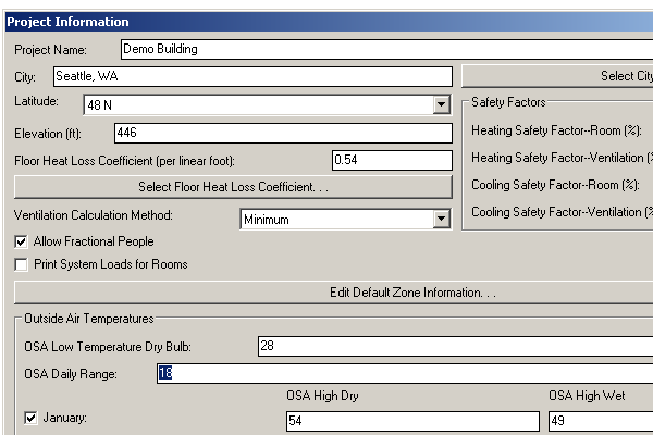 building load calculation software