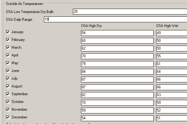 HVAC load calculation softwre