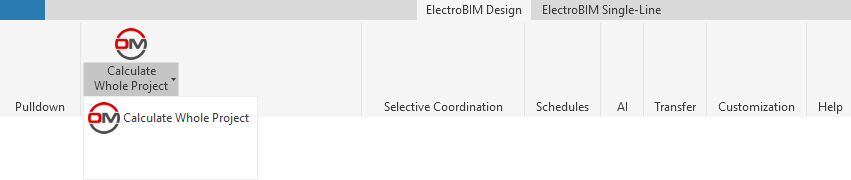 Ribbon calculate whole project