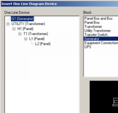 Insert One Line Device Dialog